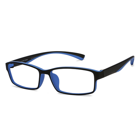 Lenskart Air Online Black Blue Full Rim Rectangle right side
