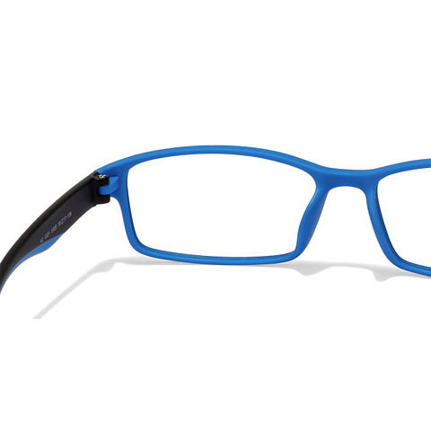 Lenskart Air Online Black Blue Full Rim Rectangle left side