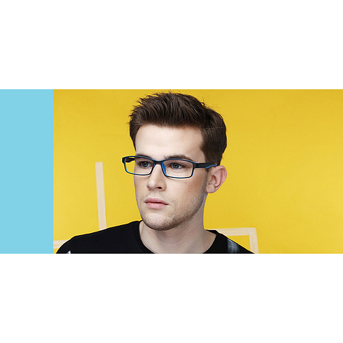 Lenskart Air Online Black Blue Full Rim Rectangle right side