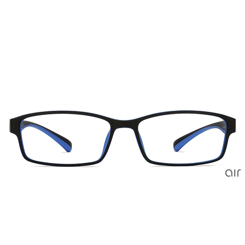 Lenskart Air Online Black Blue Full Rim Rectangle left side