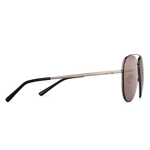 Vincent Chase Light Gunmetal Full Rim Aviator left side