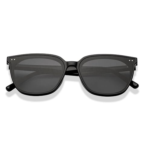 Vincent Chase Black Full Rim Square left side
