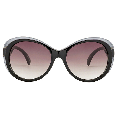 BRANDED Black Full Rim Round left side