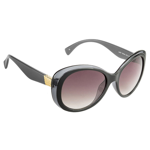 BRANDED Black Full Rim Round left side