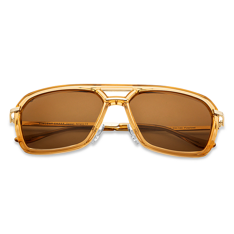 Vincent Chase Online Yellow Transparent Full Rim Geometric left side