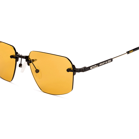 Lenskart STUDIO Black Rimless Geometric right side