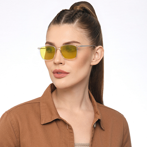 Vincent Chase Online Crystal Transparent Full Rim Rectangle right side
