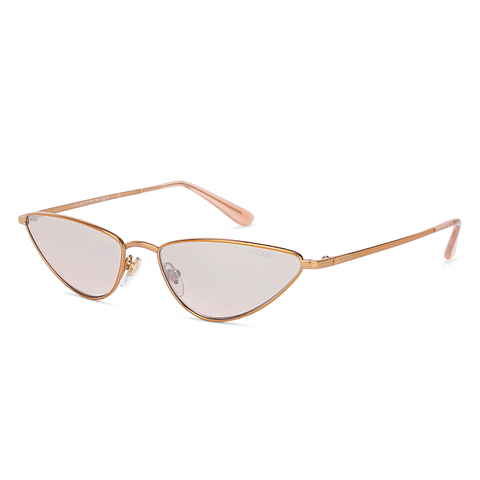 BRANDED Light Brown Full Rim Aviator right side