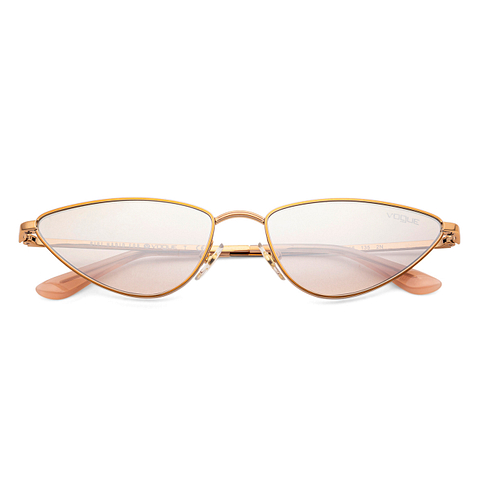 BRANDED Light Brown Full Rim Aviator right side