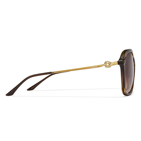 BRANDED Tortoise Full Rim Square right side
