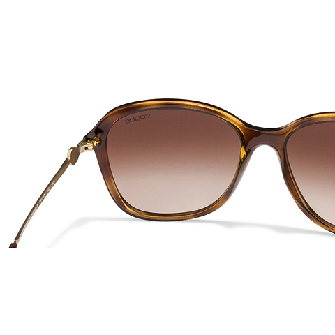 BRANDED Tortoise Full Rim Square left side