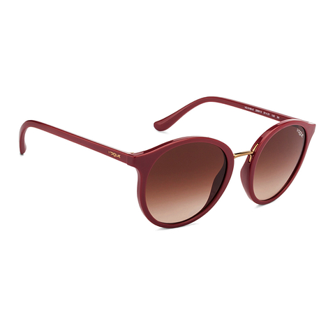 BRANDED Golden Brown Full Rim Round left side