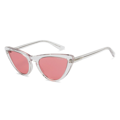 BRANDED Crystal Transparent Full Rim Cat Eye right side BRANDED Crystal Transparent Full Rim Cat Eye right side