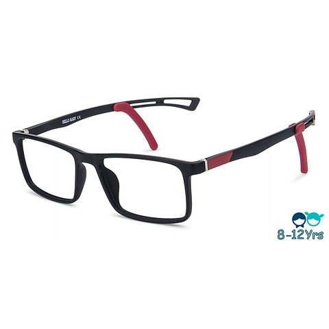 Hooper Online Black Full Rim Rectangle left side