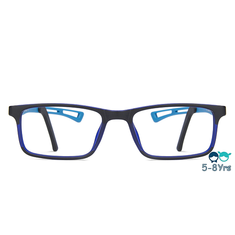 Hooper Online Sky Blue Full Rim Rectangle right side Hooper Online Sky Blue Full Rim Rectangle right side