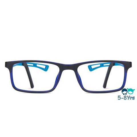 Hooper Online Sky Blue Full Rim Rectangle right side Hooper Online Sky Blue Full Rim Rectangle right side