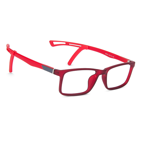 Hooper Online Red Full Rim Rectangle left side Hooper Online Red Full Rim Rectangle left side