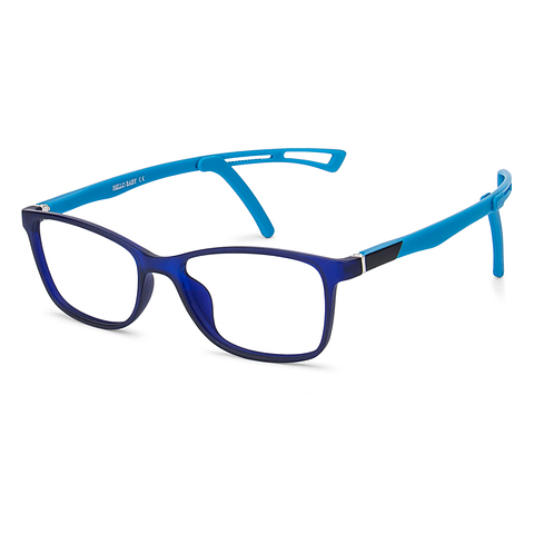 Hooper Online Sky Blue Full Rim Rectangle left side Hooper Online Sky Blue Full Rim Rectangle left side