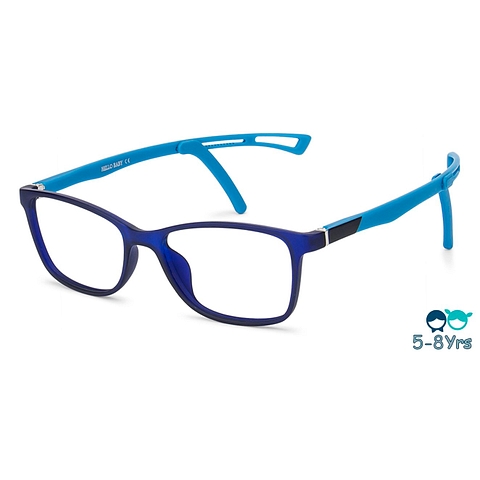 Hooper Online Sky Blue Full Rim Rectangle left side Hooper Online Sky Blue Full Rim Rectangle left side
