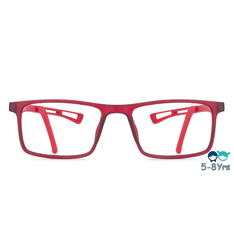 Hooper Online Red Full Rim Rectangle right side