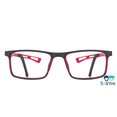 Hooper Online Black Full Rim Rectangle left side