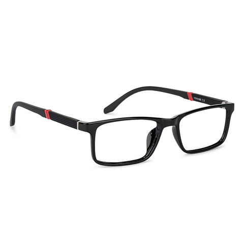 Hooper Online Black Full Rim Rectangle left side Hooper Online Black Full Rim Rectangle left side