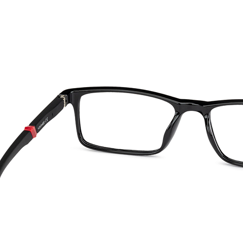 Hooper Online Black Full Rim Rectangle left side Hooper Online Black Full Rim Rectangle left side