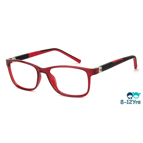 Hooper Online Red Full Rim Rectangle left side Hooper Online Red Full Rim Rectangle left side