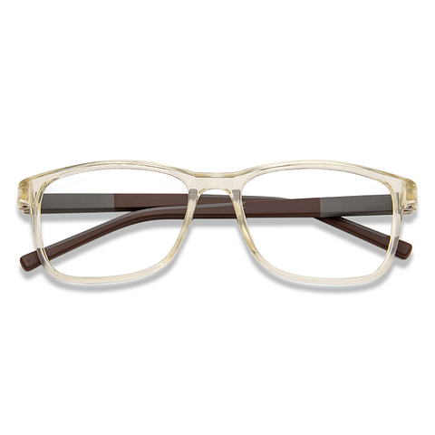 Hooper Online Brown Transparent Full Rim Rectangle right side Hooper Online Brown Transparent Full Rim Rectangle right side
