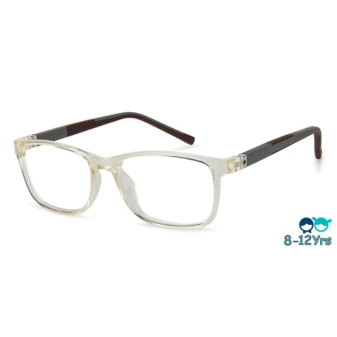 Hooper Online Brown Transparent Full Rim Rectangle left side Hooper Online Brown Transparent Full Rim Rectangle left side