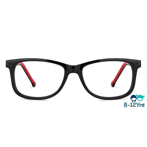 Hooper Online Black Full Rim Rectangle left side