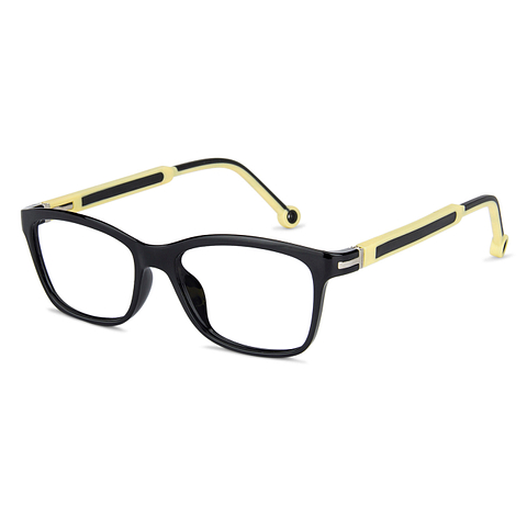 Hooper Online Black Full Rim Rectangle left side