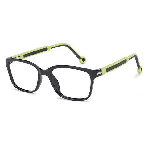 Hooper Online Black Full Rim Rectangle left side