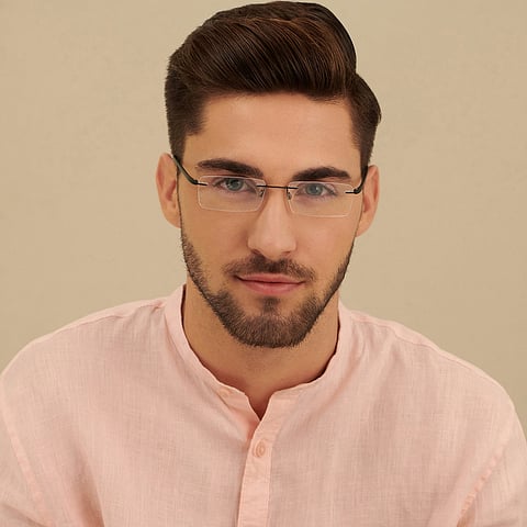 rimless specs lenskart