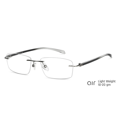 rimless specs lenskart