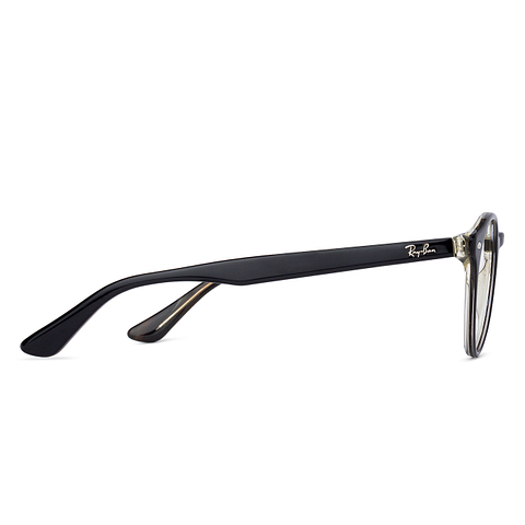Ray-Ban RX5376 Small (Size-47) Black Brown Transparent 5912 Unisex ...