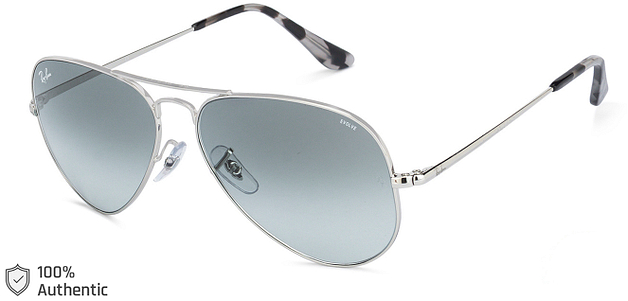 Buy Ray-Ban RB3689 Small (Size-58) Silver Tortoise Grey Gradient 9149/AD  Unisex Sunglasses