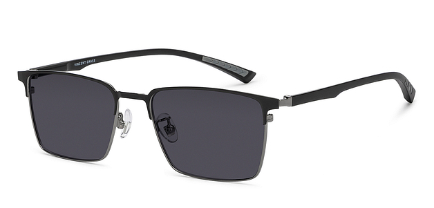 50枚限定 everyone AZS by Vincent Gunmetal Blue Full Rim Square Lenskart SG Essentials VC E15655AF