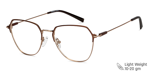 aviator shaped spectacles