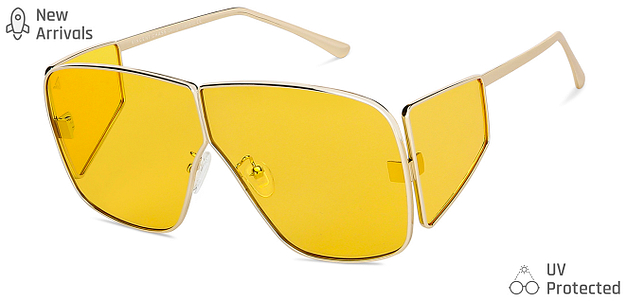 Yellow sunglasses lenskart Clearance