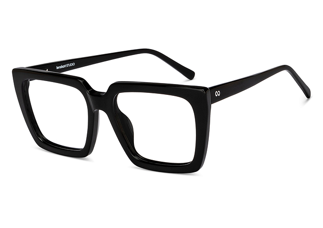 Eye Glasses No Power Computer Glasses Enrico Unisex Metal Round Blue Cut Anti-Glare Zero Power Computer Glasses  Black (47)