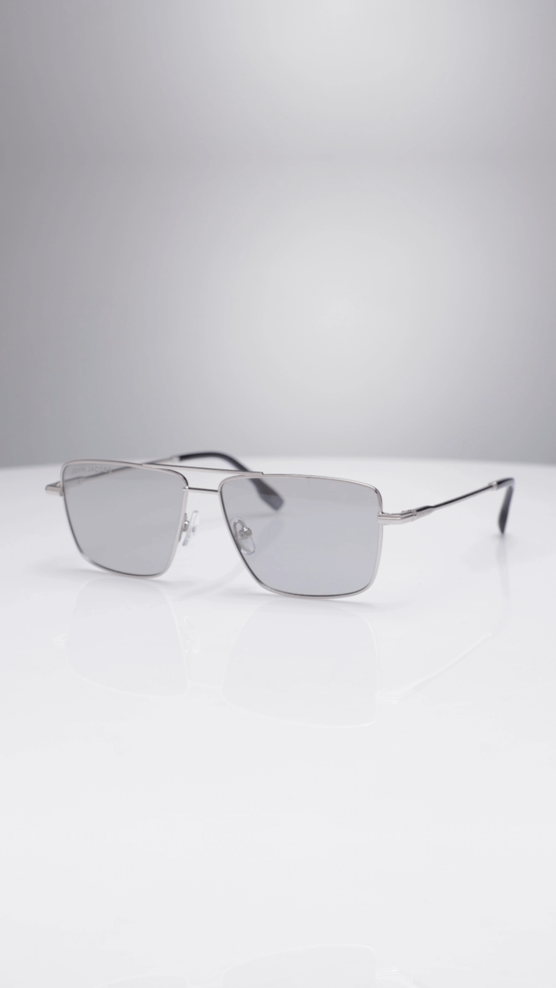 JJ Buy Silver Black Full Rim Square John Jacobs JJ Tints JJ