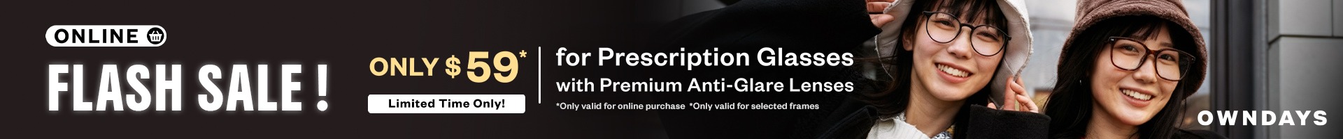 offer banner in header