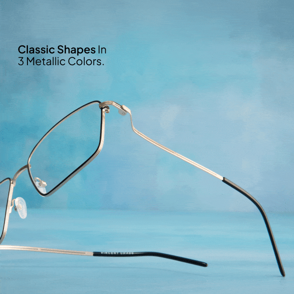 Black Full Rim Square Vincent Chase Turban Edit VCE000364