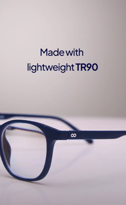 ラガルン Navy Full Rim Square Lenskart Hustlr LH R17369 C13 Eyeglasses