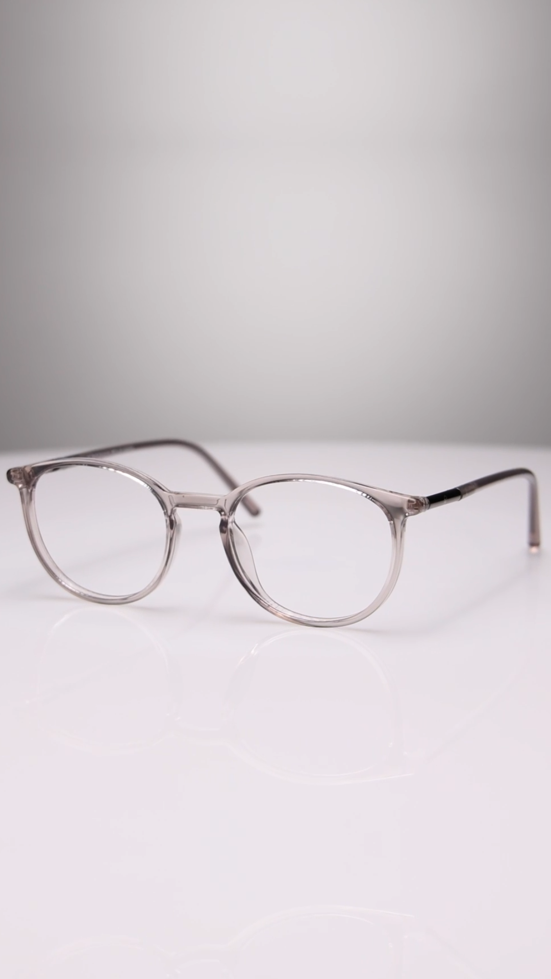 Buy Grey Transparent Full Rim Round John Jacobs TR Flex JJ E14410