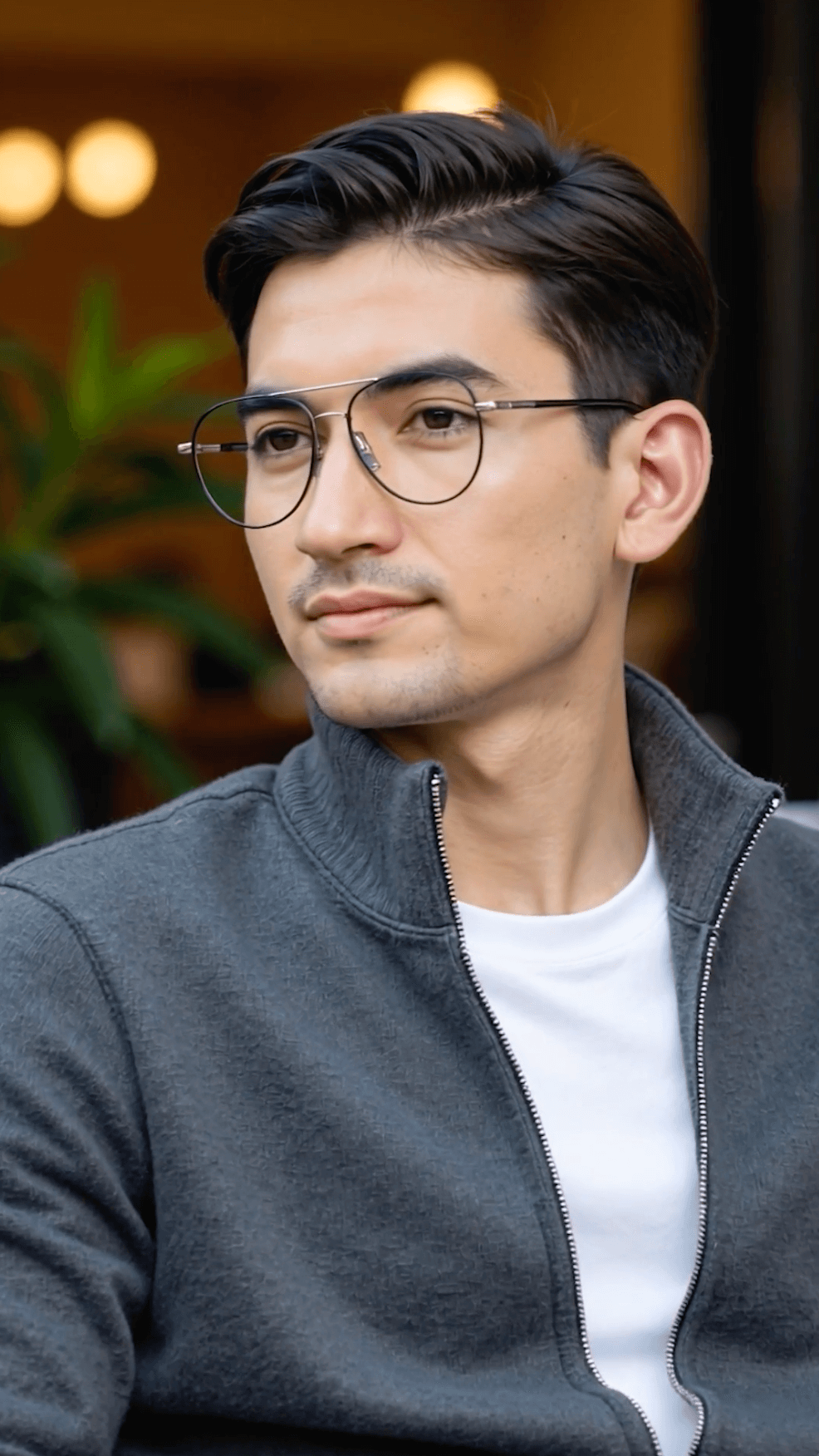 JSJS♡mam Buy Black Full Rim Aviator John Jacobs Supreme Steel JJ E11686