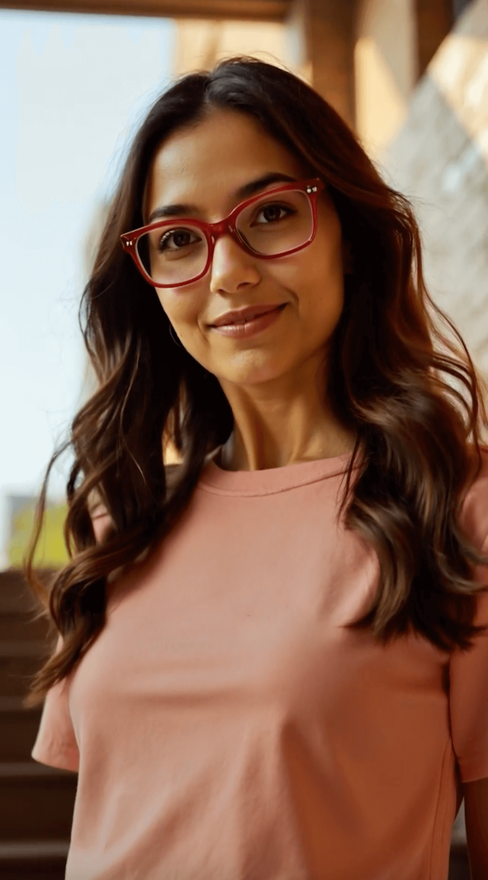 Buy Magenta Transparent Full Rim Cat Eye Vincent Chase VC CLASSIC