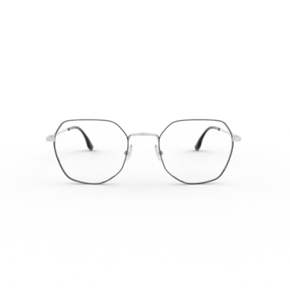 Buy Silver Black Full Rim Geometric Vincent Chase SLEEK STEEL VC