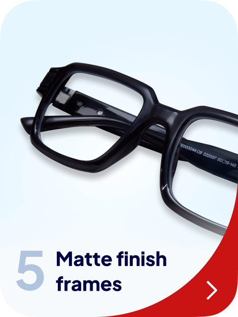Matte finish frames